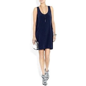J. Crew Twist Back Silk Dress